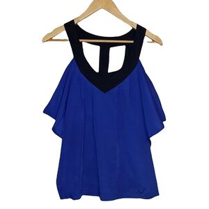 Vintage Urban Behavior Rebel Cobalt Blue Top size XS